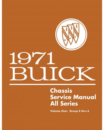 1971 Buick Chassis Service Manual