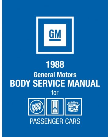 1988 General Motors Body Service Manual