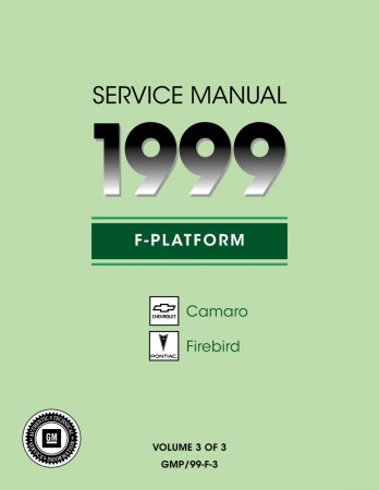 1999 Camaro Firebird Service Manual