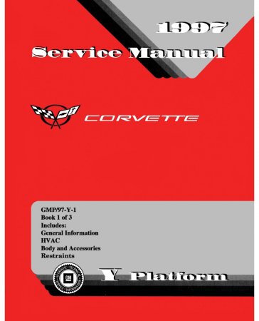 1997 Corvette Service Manual