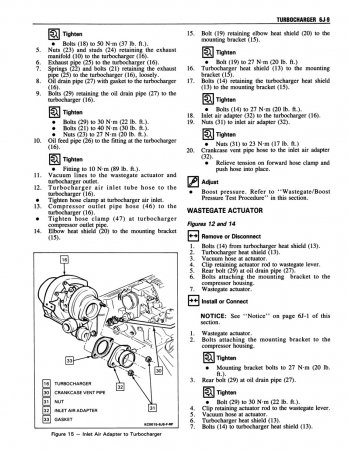 1989 Pontiac Trans Am 20th Century Service Manual Supplement