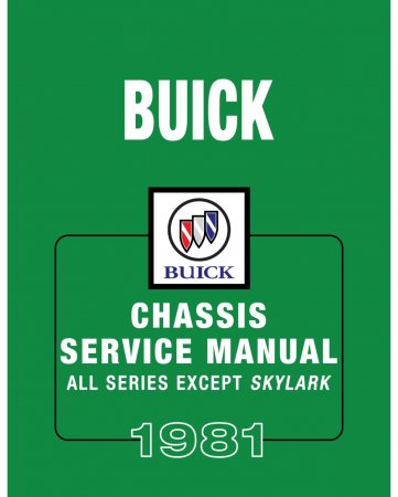 1981 Buick Chassis Service Manual