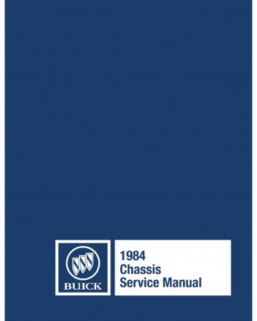 1984 Buick Chassis Service Manual