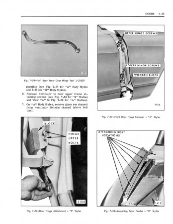 1966 Fisher Body Service Manual
