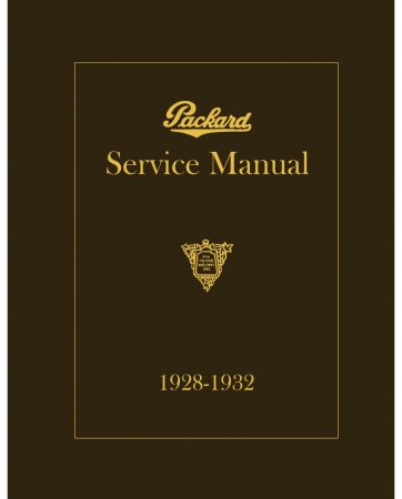1928-1932 Packard Service Manual