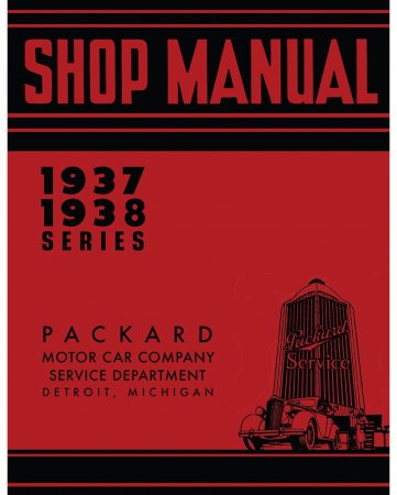 1937- 1938 Packard Shop Manual
