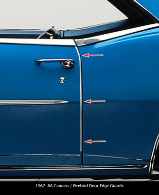 Dörrkantllist 1967-68 CAMARO / FIREBIRD