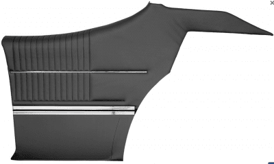 1968-69 Dörrpanel bak PAD Cutlass Holiday Coupe