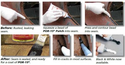 POR Patch metall filler