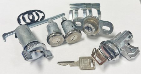 Låssats Tändning, dörr, bagage, handsfack Camaro 1974-77