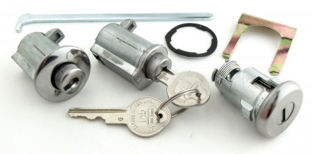 Låssats bagage, handsfack, konsoll Pontiac Le Mans 1964-65