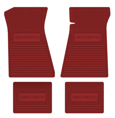 Golvmattor Chevrolet Camaro 1975-1977 Red