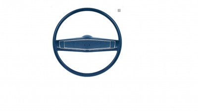 2-spoke steering wheel kit in dark blue for 1969-1970 Camaro models