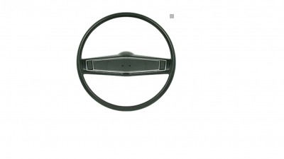 2-spoke steering wheel kit in dark green for 1969-1970 Camaro models